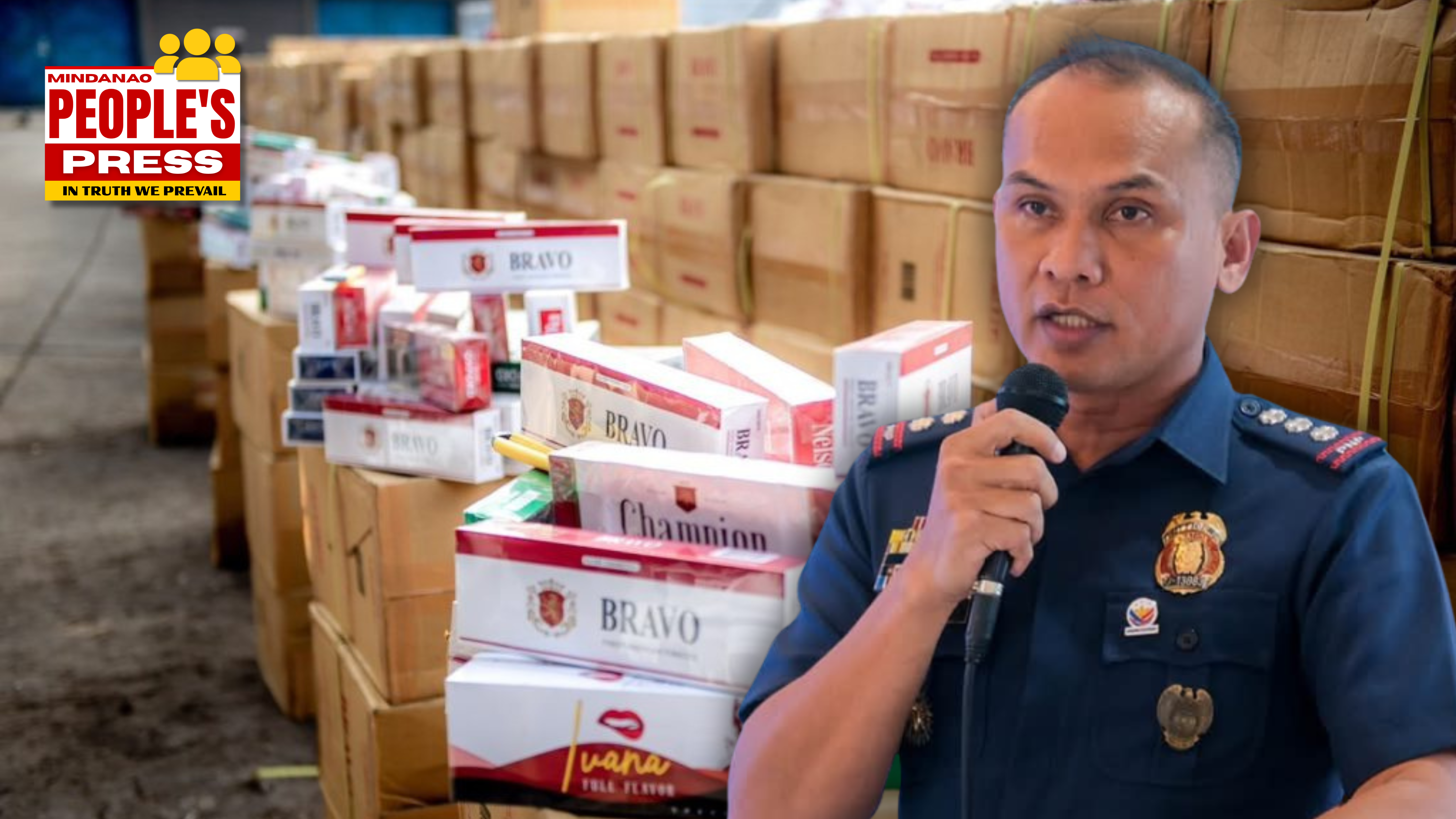 ₱3.95-M Worth of Smuggled Cigarettes Seized in Tukuran, Zamboanga del Sur
