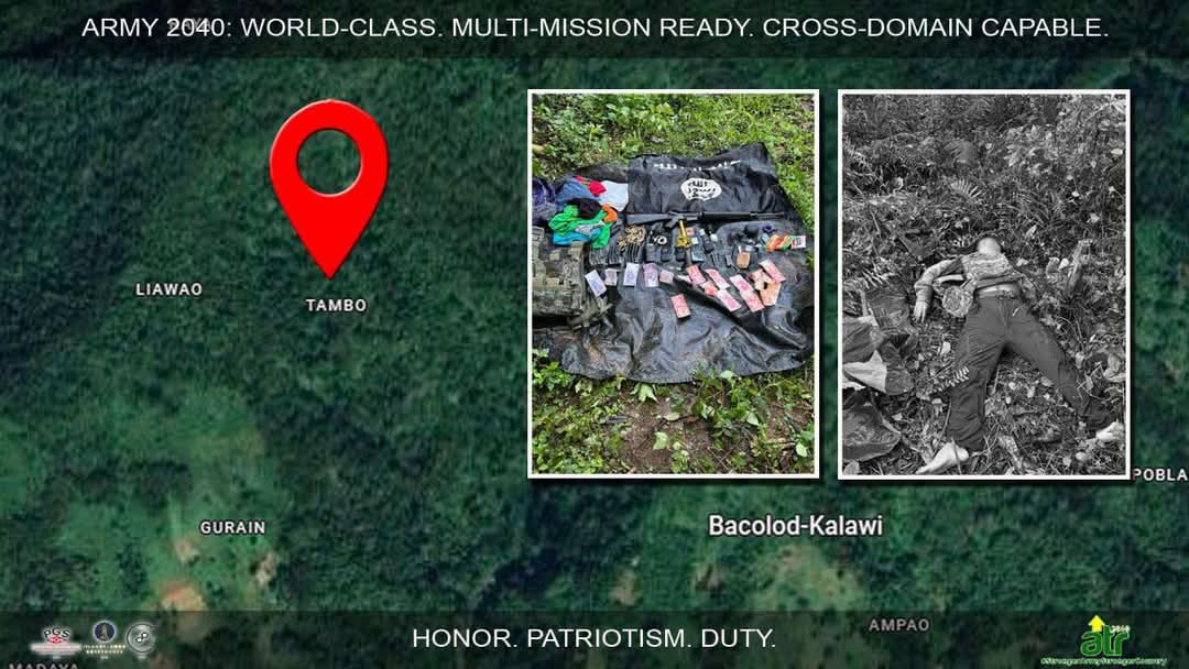 Army Neutralizes Top Daulah Islamiya-Maute Leader Linked to MSU Bombing in Lanao del Sur Clash