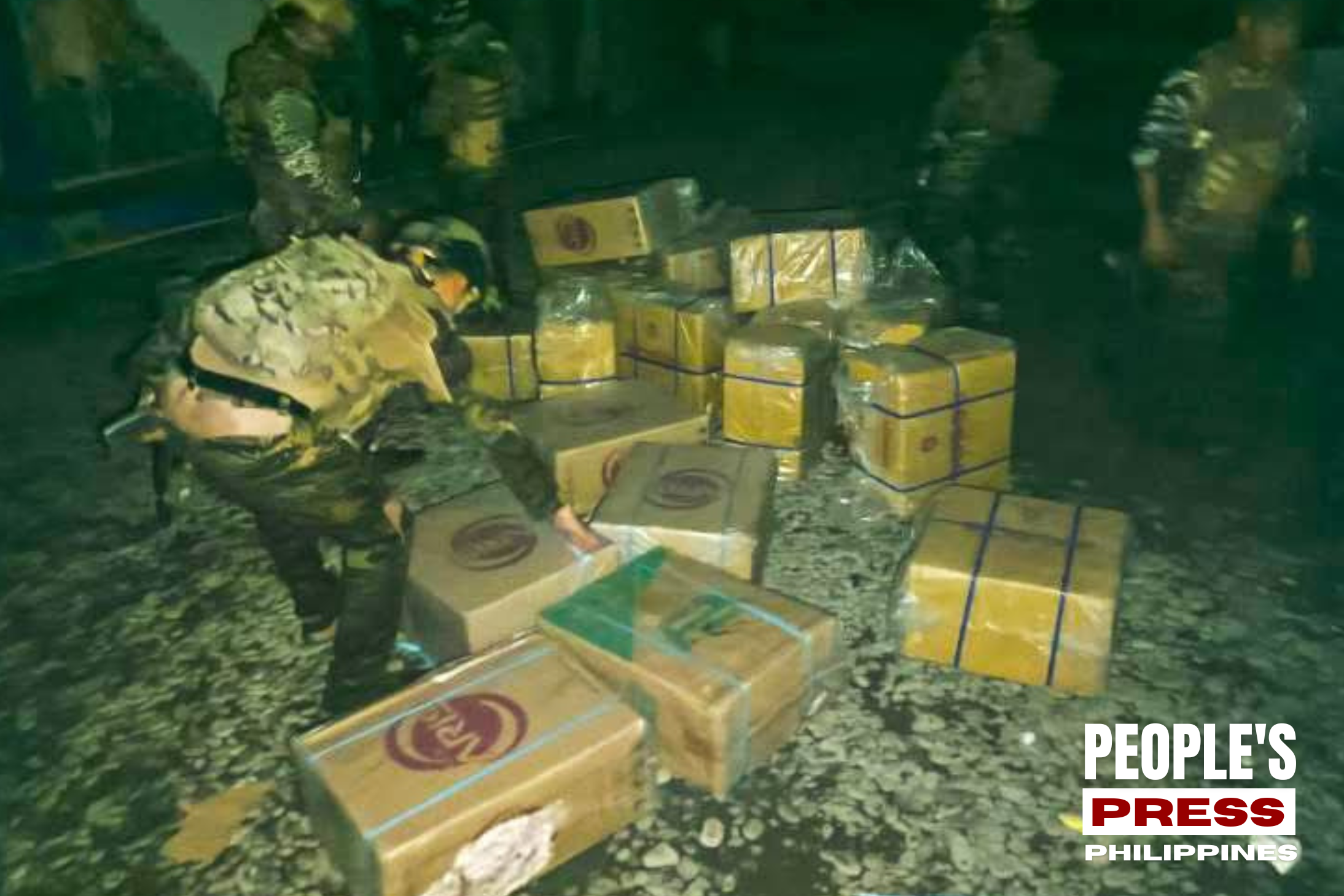 NAVY INTERCEPTS ₱20-M SMUGGLED CIGARETTES OFF DAVAO COAST