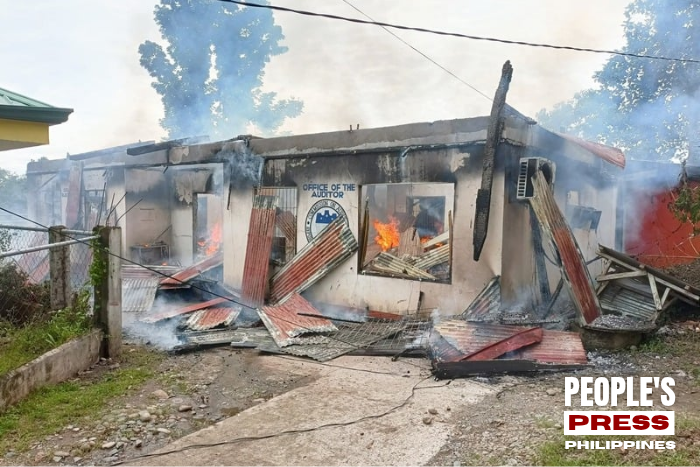 Fire Destroys Comelec and COA Offices in Guipos, Zamboanga del Sur