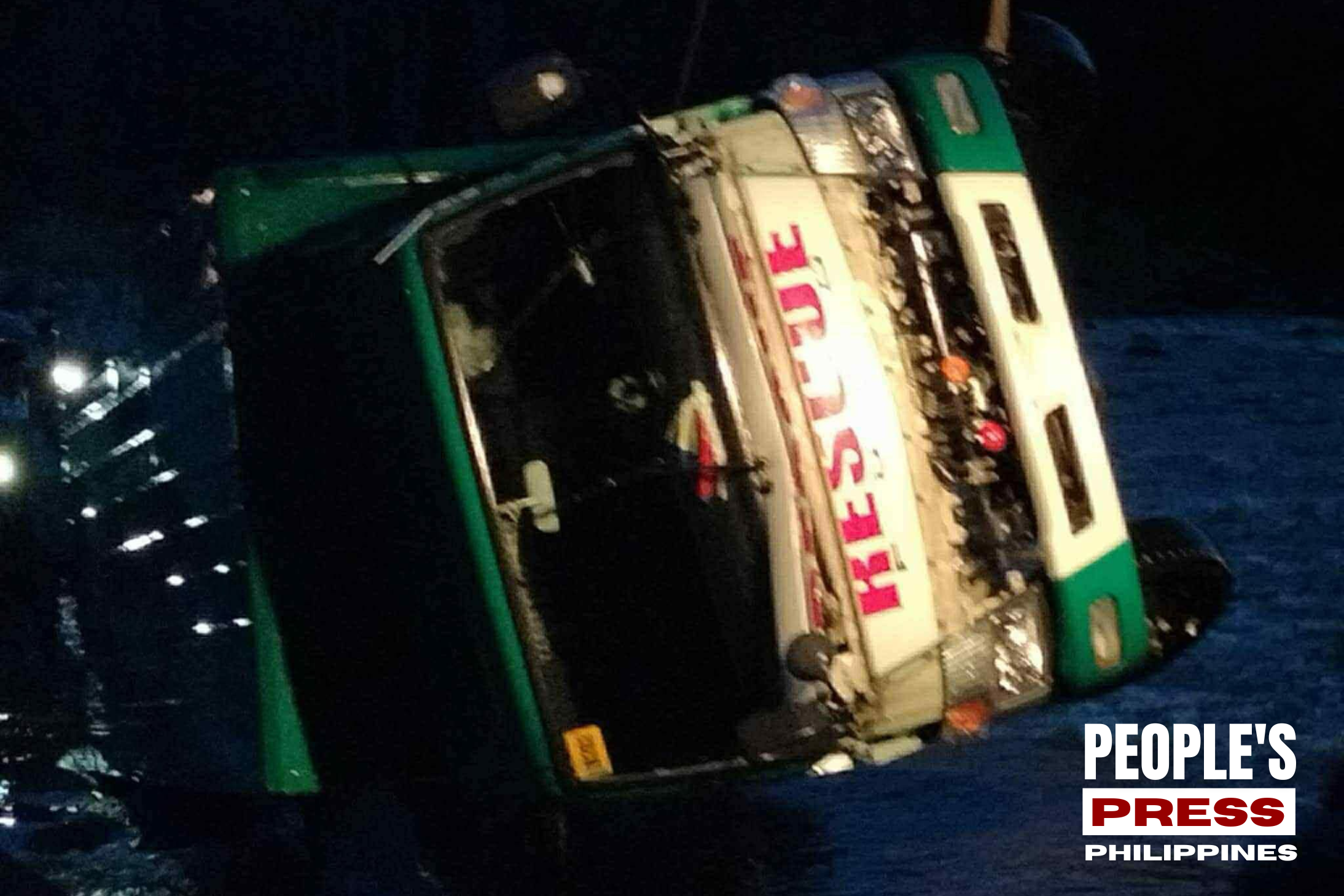Four Confirmed Dead After Rescue Vehicle Falls into Spillway in La Libertad, Zamboanga del Norte