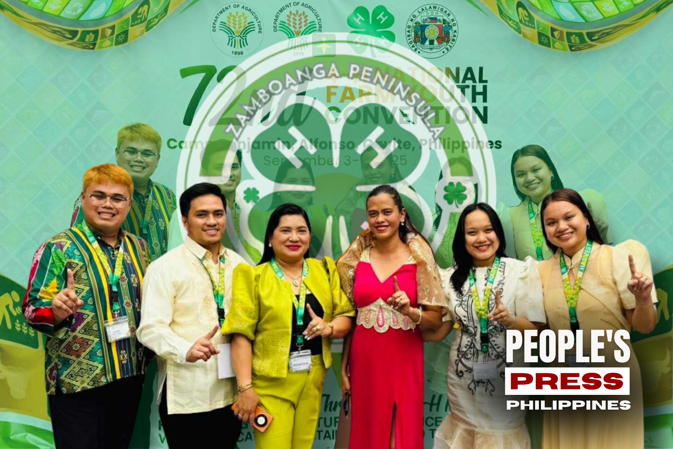Pagadian Youth Delegates Carry Region IX Banner at 72nd 4-H National Farm Youth Convention