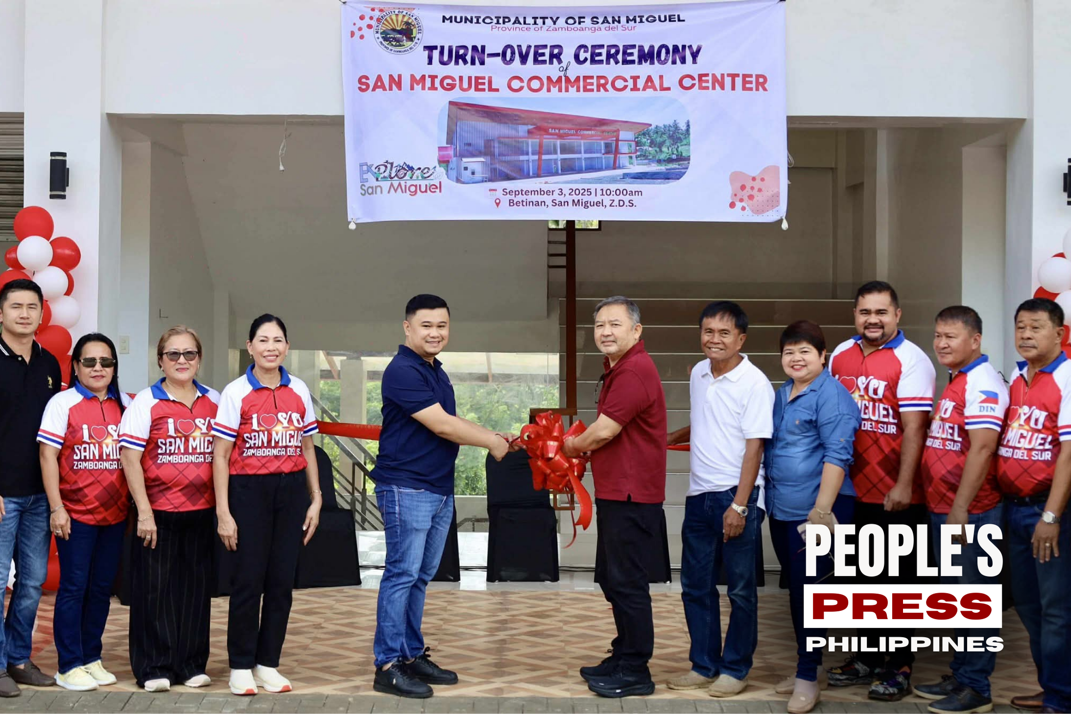 ₱50-Million Commercial Center Inaugurated in San Miguel, Zamboanga del Sur