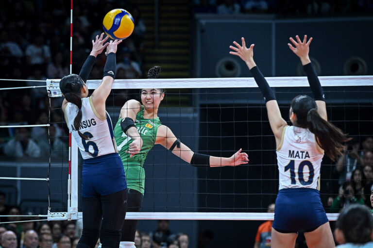 DLSU Lady Spikers dispatch NU Lady Bulldogs, complete UAAP first-round sweep